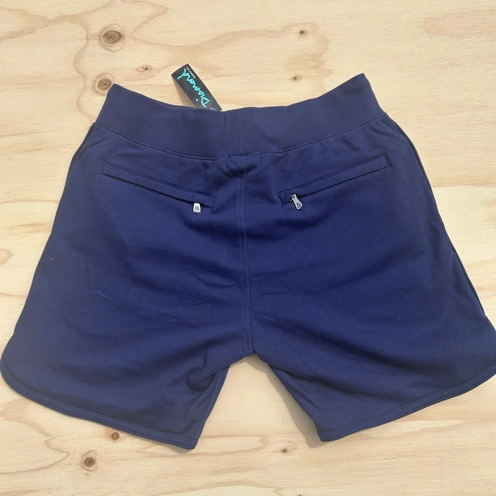 Diamond Supply Co NBA Golden State Warriors 75th Anniversary Shorts Navy Mens L - Picture 4 of 5